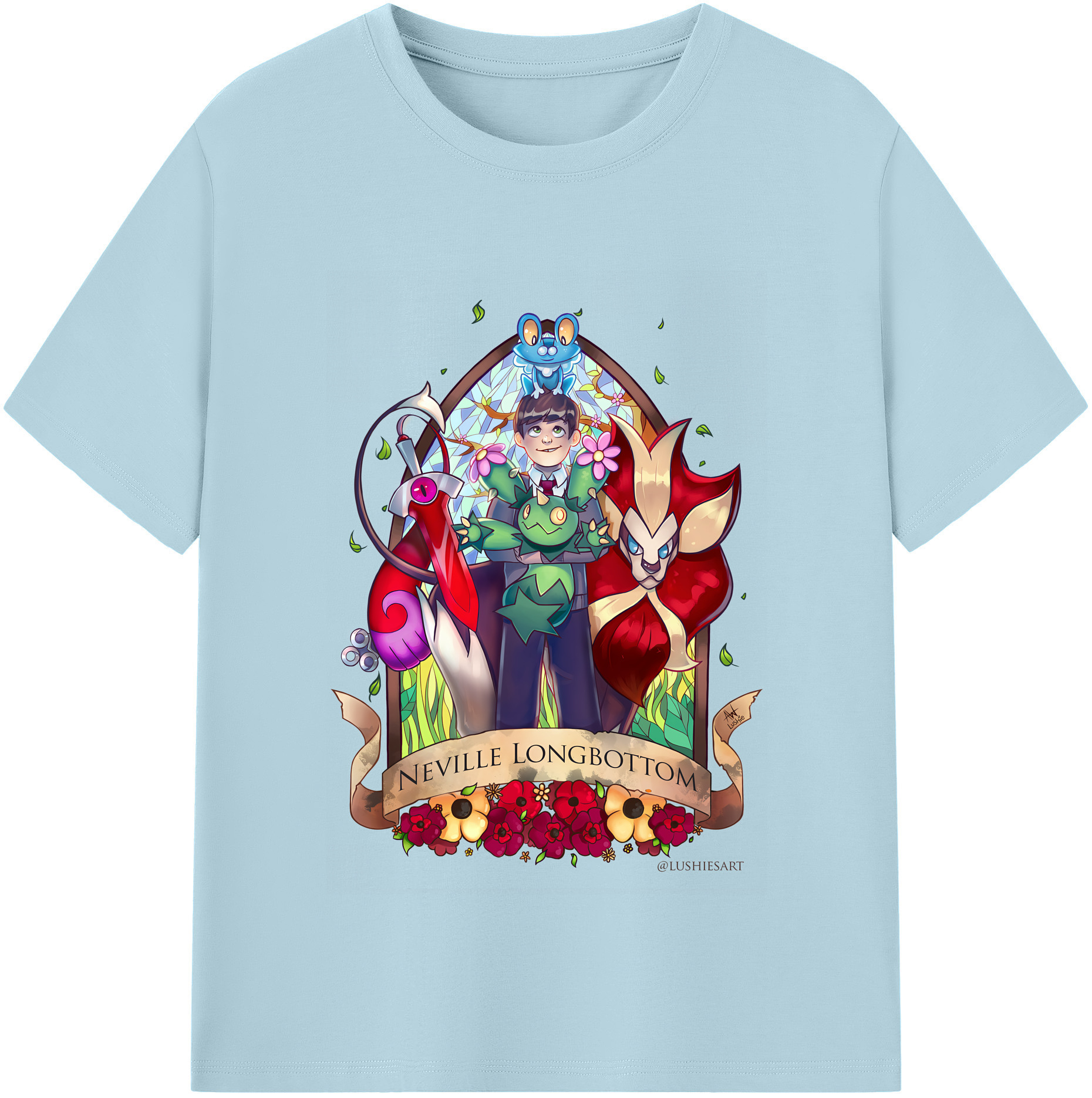 （画像用） Harry Potter ハリー・ポッターシリーズ 綿100％半袖Tシャツ（フロントプリント）